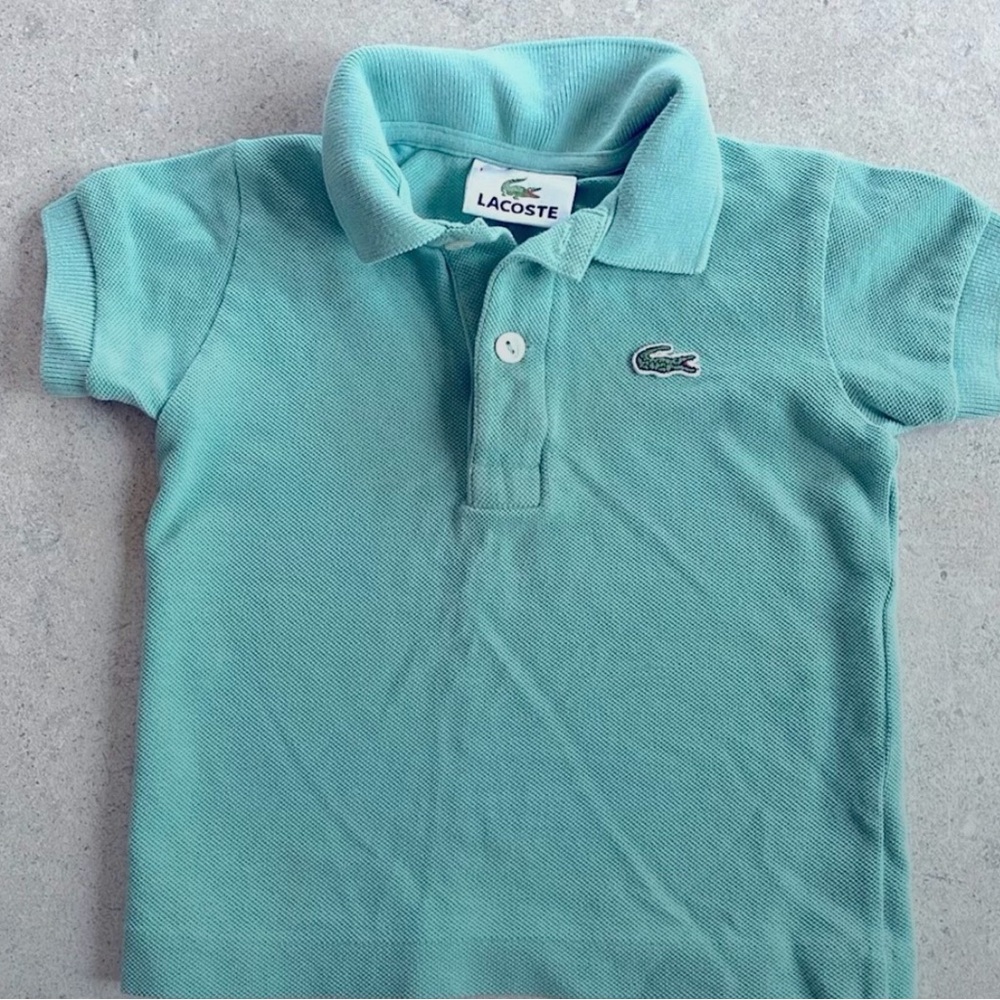 Lacoste Kids Polo Shirt (12-18 months)- Aqua Green